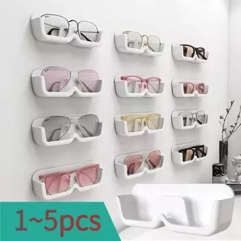 Настенный шкаф для очков, витрина, ящик для хранения солнцезащитных очков, перфорированное бесплатное хранилище для солнцезащитных очков, стойка для очков, уборка дома 1pcs