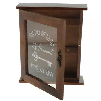 Разные отделочные коробки креативный деревянный ящик для ключей шкаф с тремя крючками коричневый