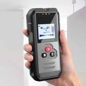 Настенный сканер 4 в 1. Усовершенствованный электронный поиск шпилек. Быстрый и точный инструмент для обнаружения гвоздей. Основной инструмент для дерева и металла.