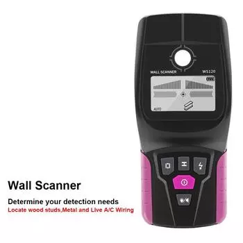 Настенный сканер цифровой профессиональный многофункциональный настенный детектор проводов под напряжением кабель ПВХ водопроводная труба металлоискатель сканер CHINA