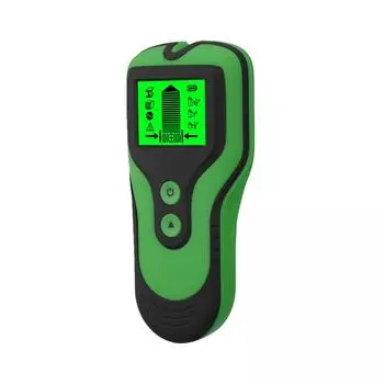 Настенный сканер с датчиком поиска стержней 3 в 1, детектор металла/напряжения/гвоздей с ЖК-дисплеем для Wood Live зелёный