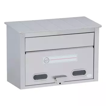 Настенный столб Green Life Post из нержавеющей стали, совместимый с форматом A4, с возможностью крепления навесного замка [Сделано в Японии], устойчив к ржавчине 18-8 PH-30