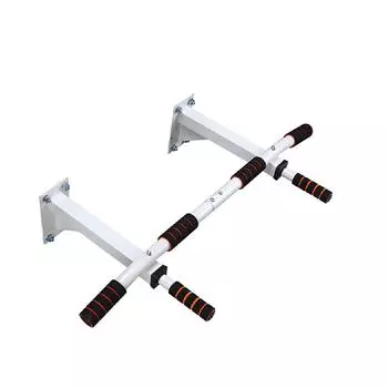 Настенный сверхпрочный турник для подтягиваний, тренажер для тренировок в спортзале, фитнес, профессиональное крепление, спортивное оборудование для дома, максимальная нагрузка 200 кг белый