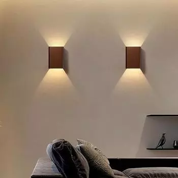 Настенный светильник Art LED Фоновая стена Гостиная Столовая Спальня Элитный клуб Отель Выставочный зал Вилла Внутреннее освещение 3 Вт 3W&Warm White (2700-3500K) белый