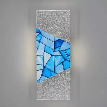 Настенный светильник для гостиной, спальни, прикроватной тумбочки, кухни, кабинета, крыльца, балкона, коридора, домашнего декора, освещения, светильников синий