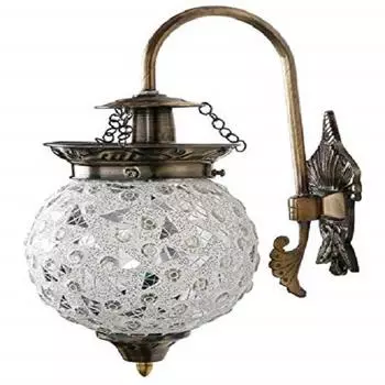 Настенный светильник из хрустального стекла для гостиной, домашний декор, турецкая лампа