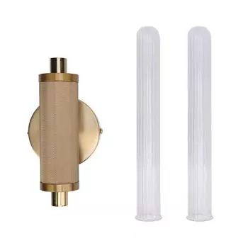 Настенный светильник из железа и стекла, современный, с проводкой, настенный светильник для ванной комнаты, спальни, Livi