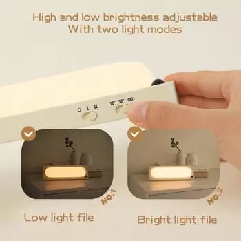 Настенный светильник с датчиком движения 2700K Мягкое свечение без мерцания Регулируемая яркость Беспроводная зарядка темно-зеленого