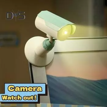 Настенный светильник с возможностью вращения на 360 градусов, беспроводной настенный светильник, мини-ночник у прохода для спальни, гостиной, детской комнаты, декор белый/зелёный