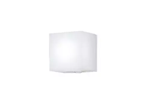 Настенный светодиодный светильник Panasonic Daylight White для крыльца, рассеянного типа, с датчиком экономии, тип 60, белый, LGWC80380LE1, водонепроницаемый/FreePa, приветственный/яркий