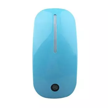 Настенный светодиодный светильник с мягким теплым светом, ночник с подсветкой, энергосберегающий сенсорный светильник для спальни красный