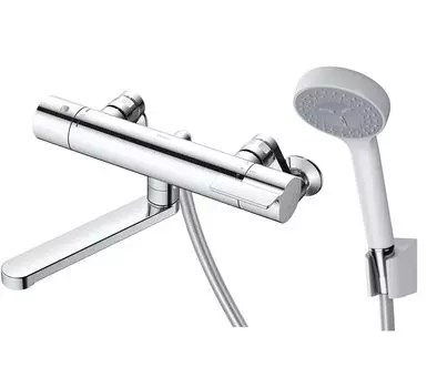 Настенный термостатический смеситель для ванной комнаты TOTO 170 мм Comfort Wave Shower TBV03401J1 90 серебряный