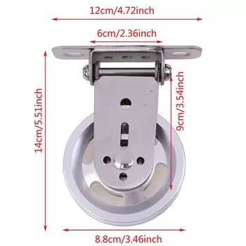 Настенный тренажерный зал для дома вращающийся бесшумный шкив Diy Lat Lift Cable System Wheel