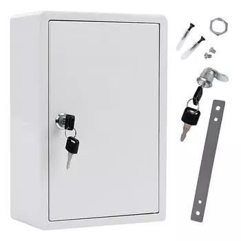 Настенный уличный ящик для доставки молока из листового железа для входной двери, универсальный почтовый ящик для дома, декоративная коробка для бутылок молока для дома белый