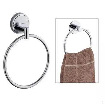 Настенный вешалка для полотенец, полированный хром, аксессуары для ванной комнаты 255x135x54mm