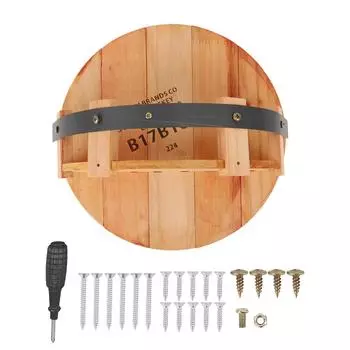 Настенный винный стеллаж, экономящий место, современный внешний вид, деревянная полка для хранения вина для дома, коммерческого использования, США