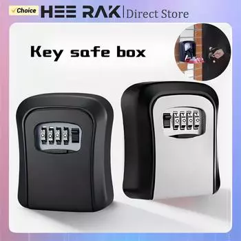 Настенный замок HEERAK для ключей, замок безопасности с кодовым паролем из сплава, без ключа для домашнего офиса, сейф для ключей, органайзер для секретного хранения