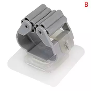 Настенный зажим для швабры, держатель для швабры, вешалка для щеток, стеллаж для домашнего хранения, крючки для ванной комнаты B