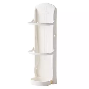 Настенный зонт без дрели, регулируемая съемная сушильная доска, современный универсальный длинный складной органайзер для зонтов, подставка белый