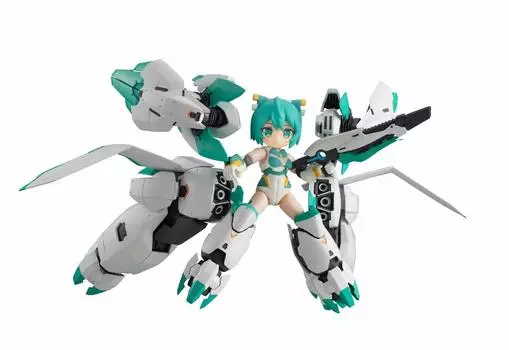Настольная армейская фигурка Alice Gear Aigis Sylphy II с подвижной фигуркой высотой 200 мм, окрашенной в ПВХ (оборудованный Ганеша) ок.