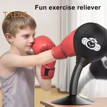 Настольная боксерская груша, боксерские игрушки для релаксации, забавная боксерская груша, уменьшающая дискомфорт, настольная боксерская груша для взрослых и детей Bear