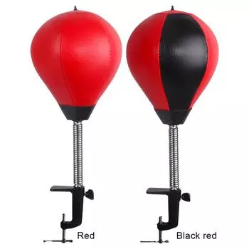 Настольная боксерская груша настенное крепление боксерский мяч для рефлексотерапии для детей и взрослых Black Red