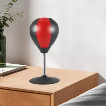 Настольная боксерская груша с мячом Speed Ball и надувным оборудованием Black Adults