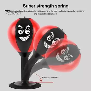 Настольная боксерская груша с присоской, прочная, для снятия стресса, боксерский мяч для детей и взрослых, тренировка скорости реакции, боксерская груша, игрушка для домашнего офиса A