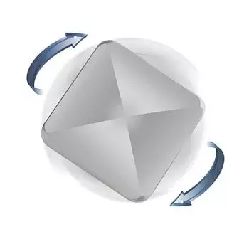 Настольная флип-спиннинговая игрушка, кинетические игрушки для навыков, декомпрессия, артефакт, снятие стресса, игрушка на кончиках пальцев quadrilateral золотой