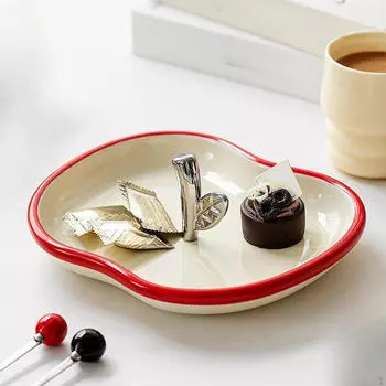 Настольная фруктовая чаша подставка для торта тарелка для закусок декоративная десерт и кекс бежевый