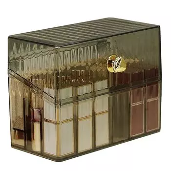 Настольная губная помада, косметическая коробка для хранения, многоцелевой контейнер-органайзер, коробки для косметики, ювелирных изделий, сережек зелёный