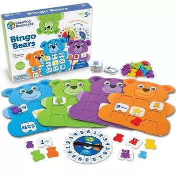 Настольная игра Bingo Bear LER0841, разноцветная, Running Resources