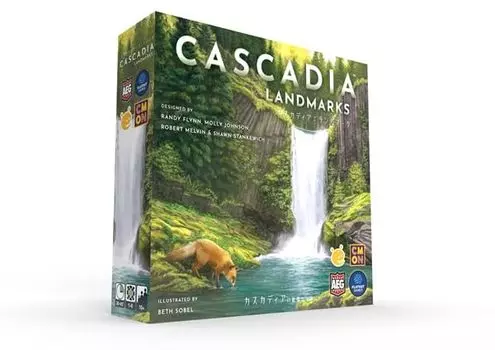 Настольная игра Cascadia Expansion Landmark Японская версия