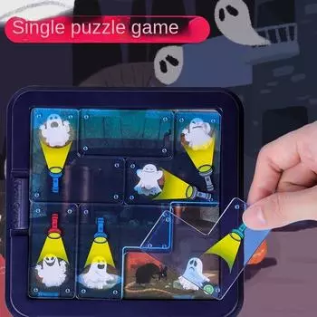 Настольная игра Catcher с фонариком, головоломка «Поймать призрака», интерактивная игра для родителей и детей, обучающая игрушка, настольная игра «Поймать призрака»