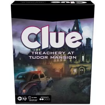 Настольная игра Clue Treachery At Mansion, игра Escape Room, кооперативные игры-детективы об убийствах в семье, возраст 10 лет и старше, 1-6 игроков One Size