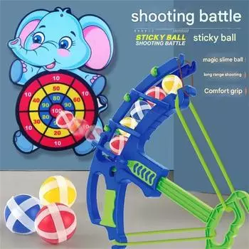 Настольная игра «Дартс» с животными, 6 липкими шариками, развивающие игрушки для занятий спортом в помещении для детей 2, 3, 4, 5, 6 лет one size синий