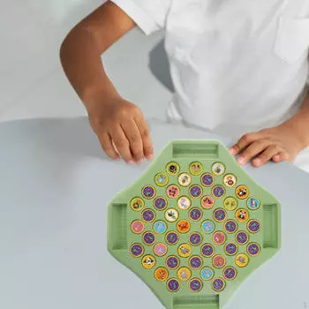 Настольная игра для детей, Стратегическая игра Flip Chess, Интерактивная обучающая головоломка для детей от 3 до 6 лет animal