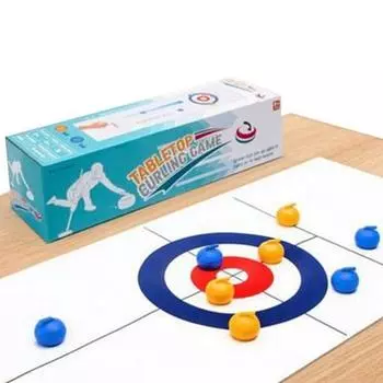 Настольная игра для керлинга на льду 8 шаров, настольная игра представительницы Кореи