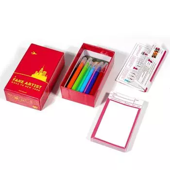 Настольная игра «Художник-подставной едет в Нью-Йорк». Колода карт для вечеринки