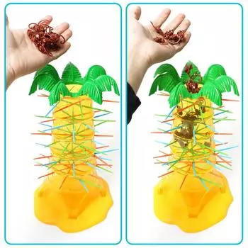 Настольная игра, игрушка для семейной вечеринки, многопользовательская настольная игра, обезьянка, лазающая по дереву, игрушка для родителей и детей, раннее обучение, образовательная