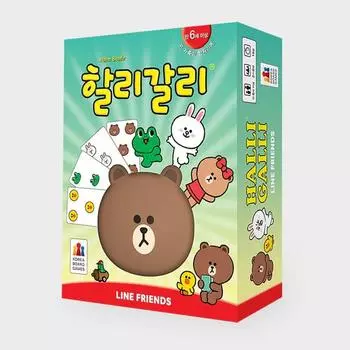 Настольная игра Line Friends с милым дизайном Halli Galli