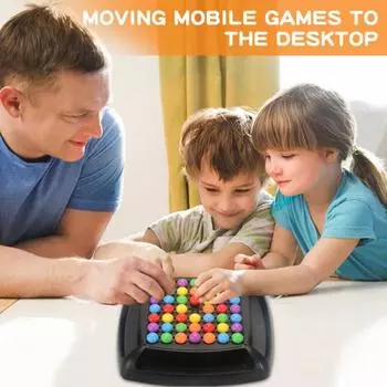 Настольная игра Rainbow Ball Elimination с 48 разноцветными бусинами и распознаванием цветов