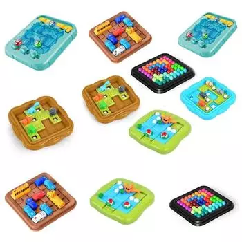 Настольная игра с бусинами, 3D-головоломка, настольная игра для путешествий, волшебная коробка для родителей и детей, подарки Magic bead