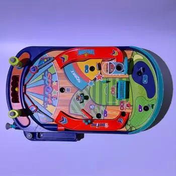 Настольная игра с движением шариков, красочная, привлекающая внимание молодежи, соревнование против нескольких человек на большее количество очков Multiplayer Pinball