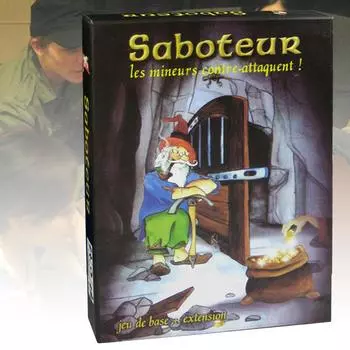 Настольная игра Saboteur Версия 1 + 2 Карточная игра Dwarf Gold Mine Забавная настольная игра Saboteur Duel