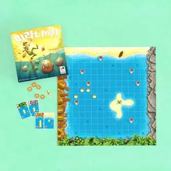 Настольная игра «Счастливый баобаб Пиранья», популярная корейская обучающая игра