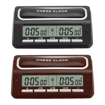 Настольная игра Секундомер Многофункциональный секундомер Настольные часы для обучения и обучения Black