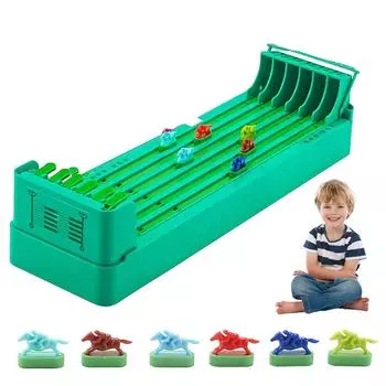 Настольная игра Скачки с 6 лошадьми. Занятия по развитию координации рук и глаз для семейной игры для детей и взрослых. Взаимодействие с друзьями.