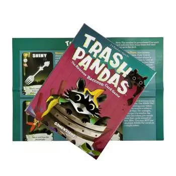 Настольная игра Trash Pandas для вечеринок и семейной стратегии. Интересные карточные игры. (английская версия)