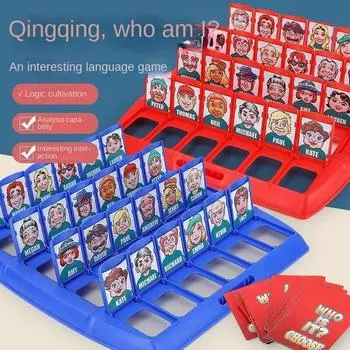 Настольная игра «Угадай, кто я» Игрушечные карты Люди Повязка на голову Логические рассуждения Головоломка для мышления Ребенок Взаимодействие родителей и детей Medium, character